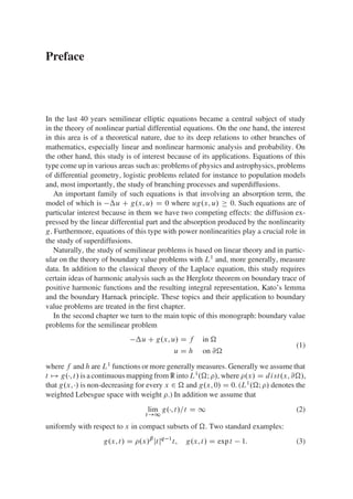 Nonlinear Second Order Elliptic Equations Involving Measures Moshe ...