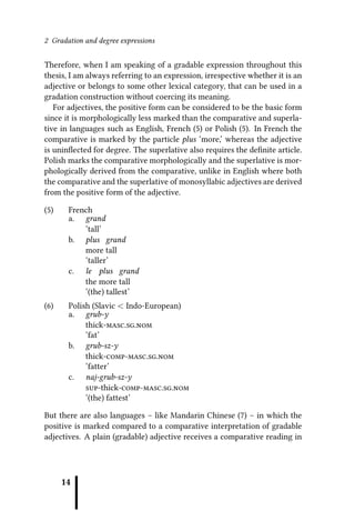 Language Gradation Degree Gradation Of Verbs Jens Fleischhauerhelfer | PDF