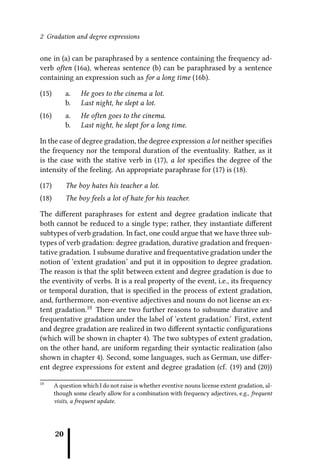 Language Gradation Degree Gradation Of Verbs Jens Fleischhauerhelfer | PDF