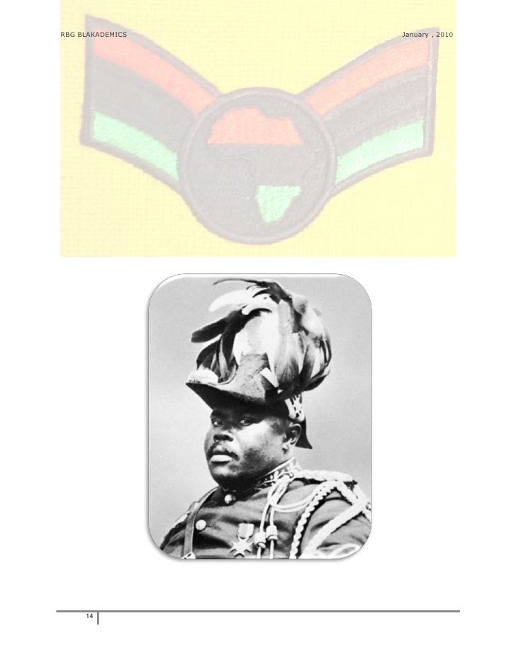Lessons from The Honorable Marcus Mosiah Garvey