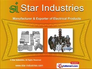 Manufacturer & Exporter of Electrical Products
 