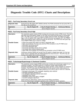 Dtc Table Diagnostic Trouble Code (DTC) Charts and Descriptions | PDF