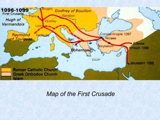 Map of the First Crusade 
 