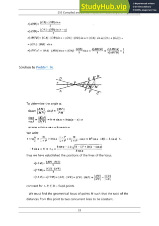 Trignometry Problem Solution 255 Compiled And Solved Problems In Geometry And Trigonometry | PDF