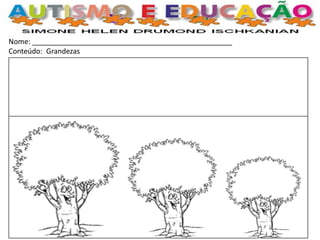 Nome: __________________________________________________ 
Conteúdo: Grandezas 
 