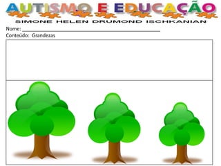 Nome: __________________________________________________ 
Conteúdo: Grandezas 
 