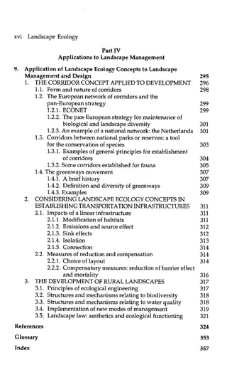 Landscape Strategy.pdf Landscape Ecology Concepts Methods and Applications Francoise Burel | PDF