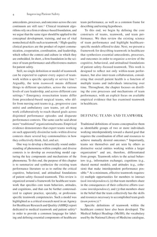 Improving Patient Safety Through Teamwork And Team Training Eduardo ...