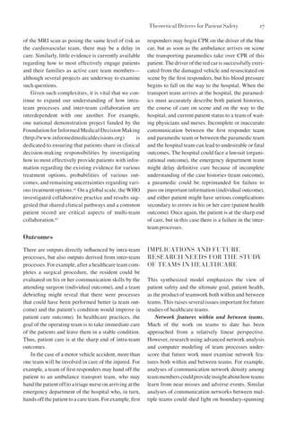 Improving Patient Safety Through Teamwork And Team Training Eduardo ...