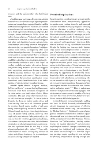 Improving Patient Safety Through Teamwork And Team Training Eduardo ...