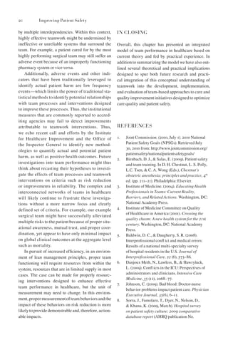 Improving Patient Safety Through Teamwork And Team Training Eduardo ...
