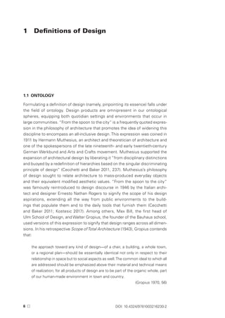 Introduction To Design Theory Philosophy Critique History And Practice ...