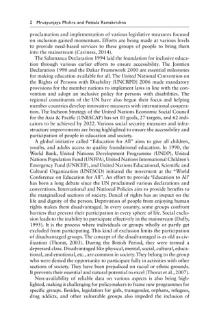 Education Of Socioeconomic Disadvantaged Groups From Marginalisation To ...