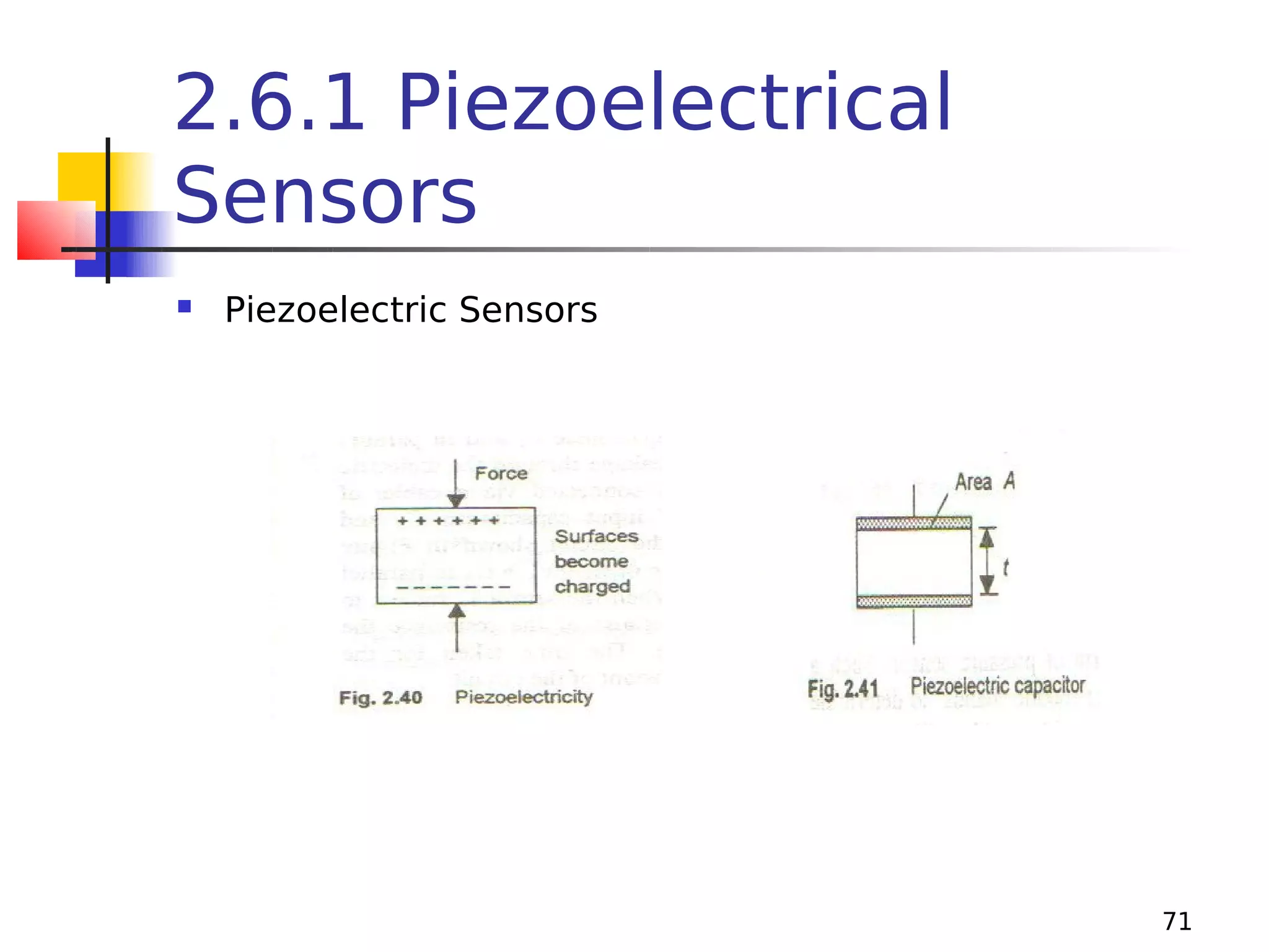 2.6.1 Piezoelectrical
Sensors


Piezoelectric Sensors

71

 