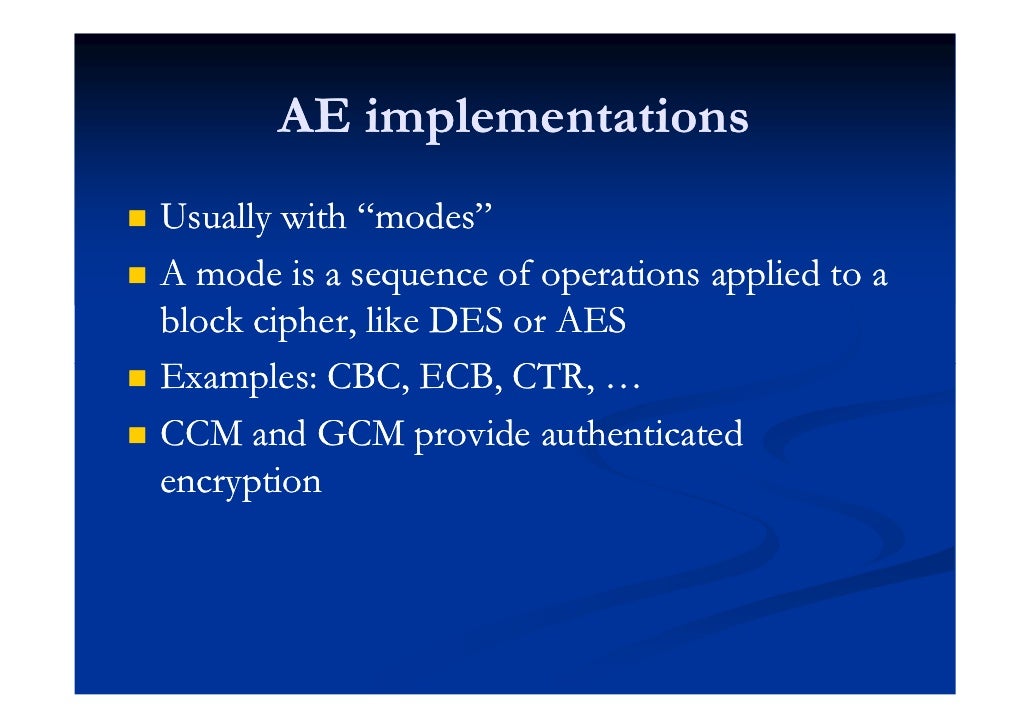 Encryption Encryption