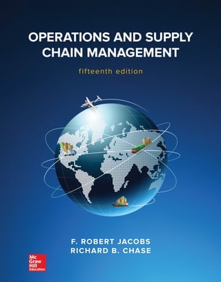 (eBook PDF) Operations and Supply Chain Management 15th Edition | PDF