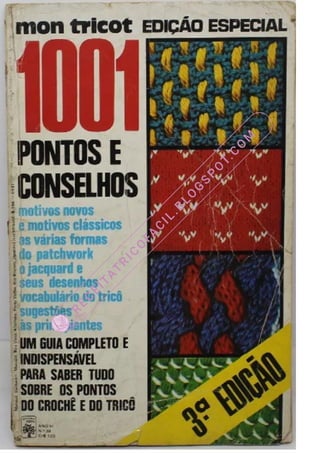  Mon tricot edição especial 1001  Pontos e conselhos