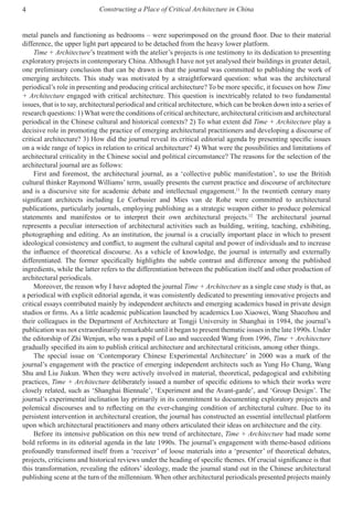 Constructing A Place Of Critical Architecture In China Guanghui Ding | PDF