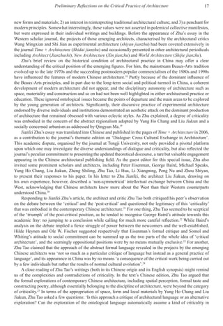 Constructing A Place Of Critical Architecture In China Guanghui Ding | PDF