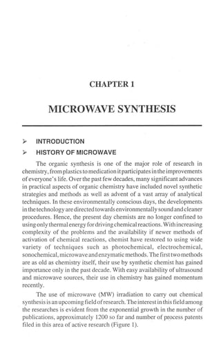 Green Chemistry Microwave Synthesis Kr Desai Vr Kanetkar | PDF