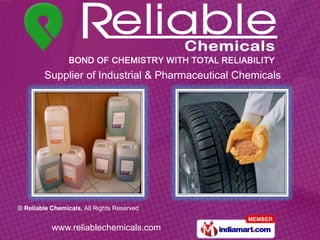 Supplier of Industrial & Pharmaceutical Chemicals 