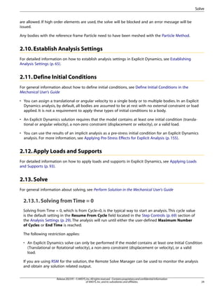 Explicit Dynamics Analysis Guide Ansys Inc | PDF