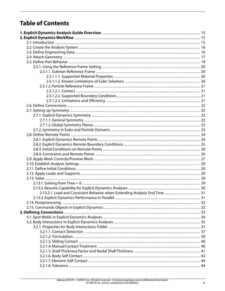 Explicit Dynamics Analysis Guide Ansys Inc | PDF