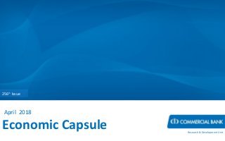 Economic Capsule
April 2018
256th
Issue
Research & Development Unit
Research & Development Unit
 