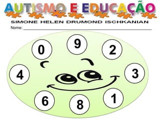 Nome: __________________________________________________________ 
9 
4 
8 
1 
3 
2 
0 
6  