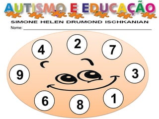 Nome: __________________________________________________________ 
2 
9 
8 
1 
3 
7 
4 
6  