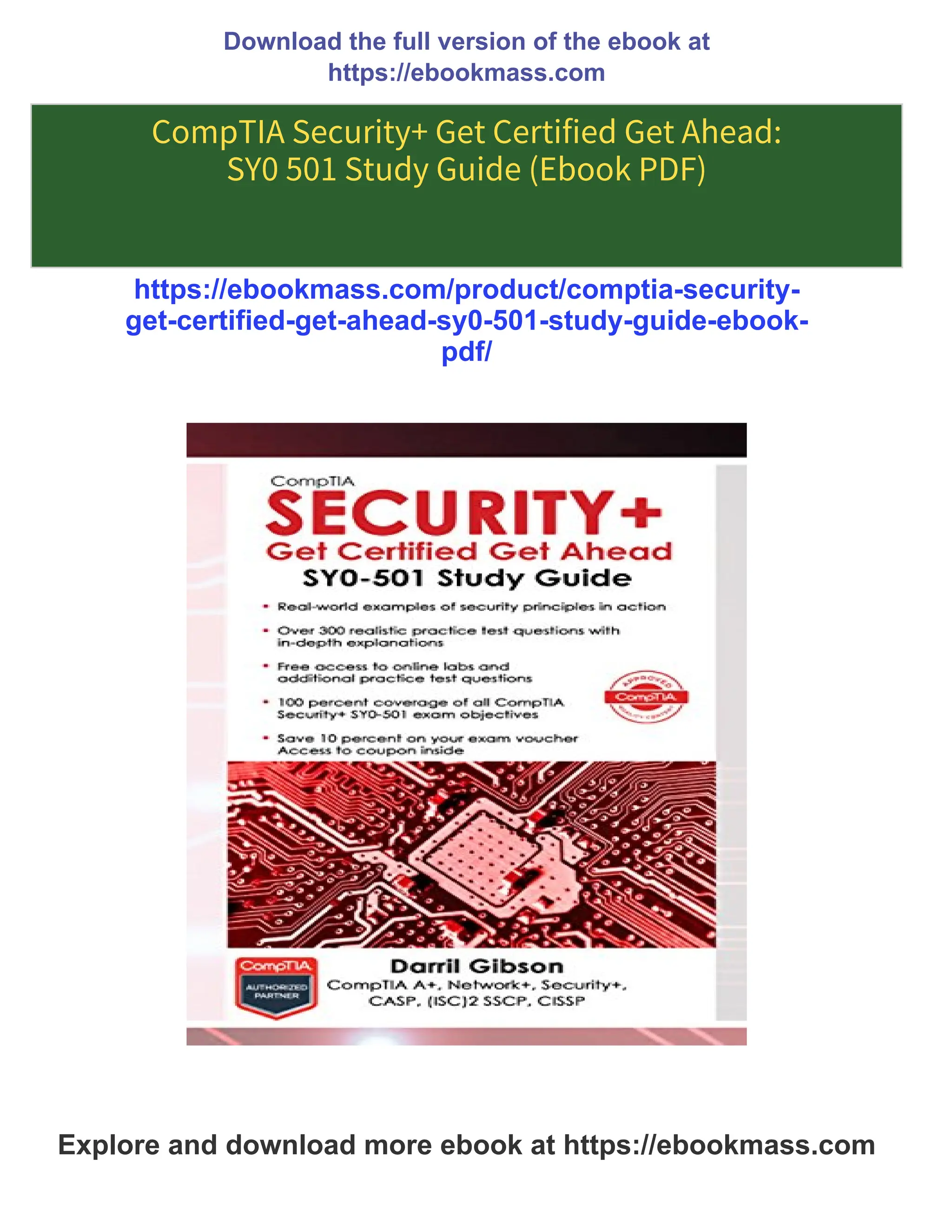 PDF CompTIA Security+ Get Certified Get Ahead: SY0 501 Study Guide ...