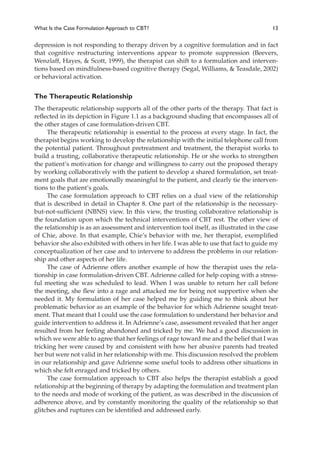 Sample Cbt Formulation Case Study Example The Case Formulation Approach To Cognitivebehavior Therapy Reprint ...
