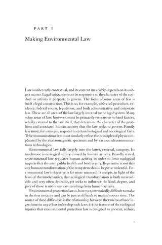 The Making Of Environmental Law Richard J Lazarus | PDF