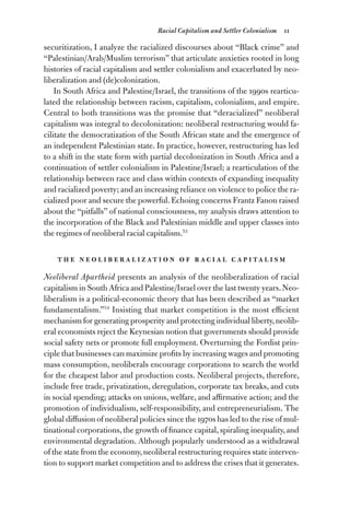 Neoliberal Apartheid Palestineisrael And South Africa After 1994 Andy ...