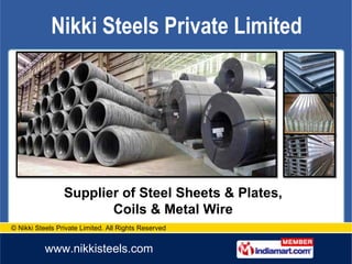 Supplier of Steel Sheets & Plates, Coils & Metal Wire 