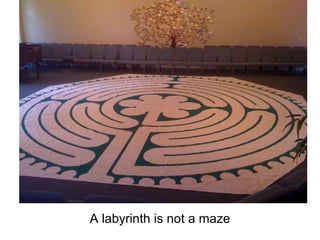 A labyrinth is not a maze 