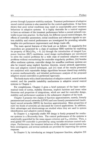 Stable Adaptive Neural Network Control 1st Edition Ss Ge Cc Hang | PDF