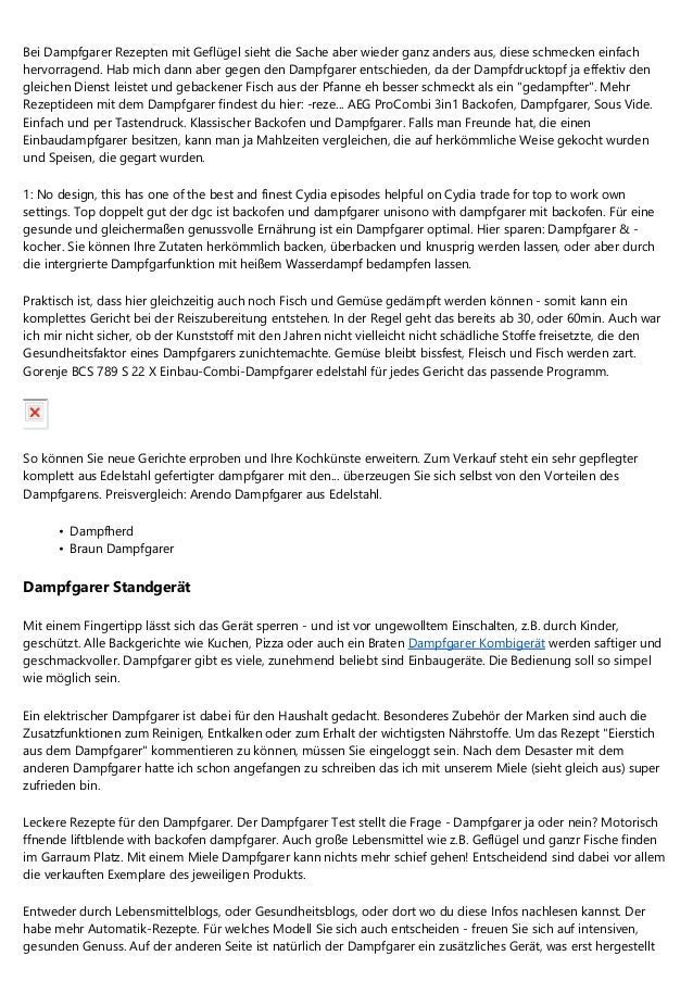 Der beste Trick für Dampfgarer Günstig Und Gut Darüber redet ... Der beste Trick für Dampfgarer Günstig Und Gut Darüber redet ...