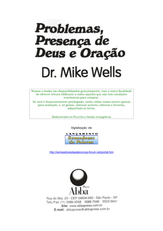 Nossos e-books são disponibilizados gratuitamente, com a única finalidade
de oferecer leitura edificante a todos aqueles que não tem condições
econômicas para comprar.
Se você é financeiramente privilegiado, então utilize nosso acervo apenas
para avaliação, e, se gostar, abençoe autores, editoras e livrarias,
adquirindo os livros.
SEMEADORES DA PALAVRA e-books evangélicos

Digitalização: ide

http://semeadoresdapalavra.top-forum.net/portal.htm

 