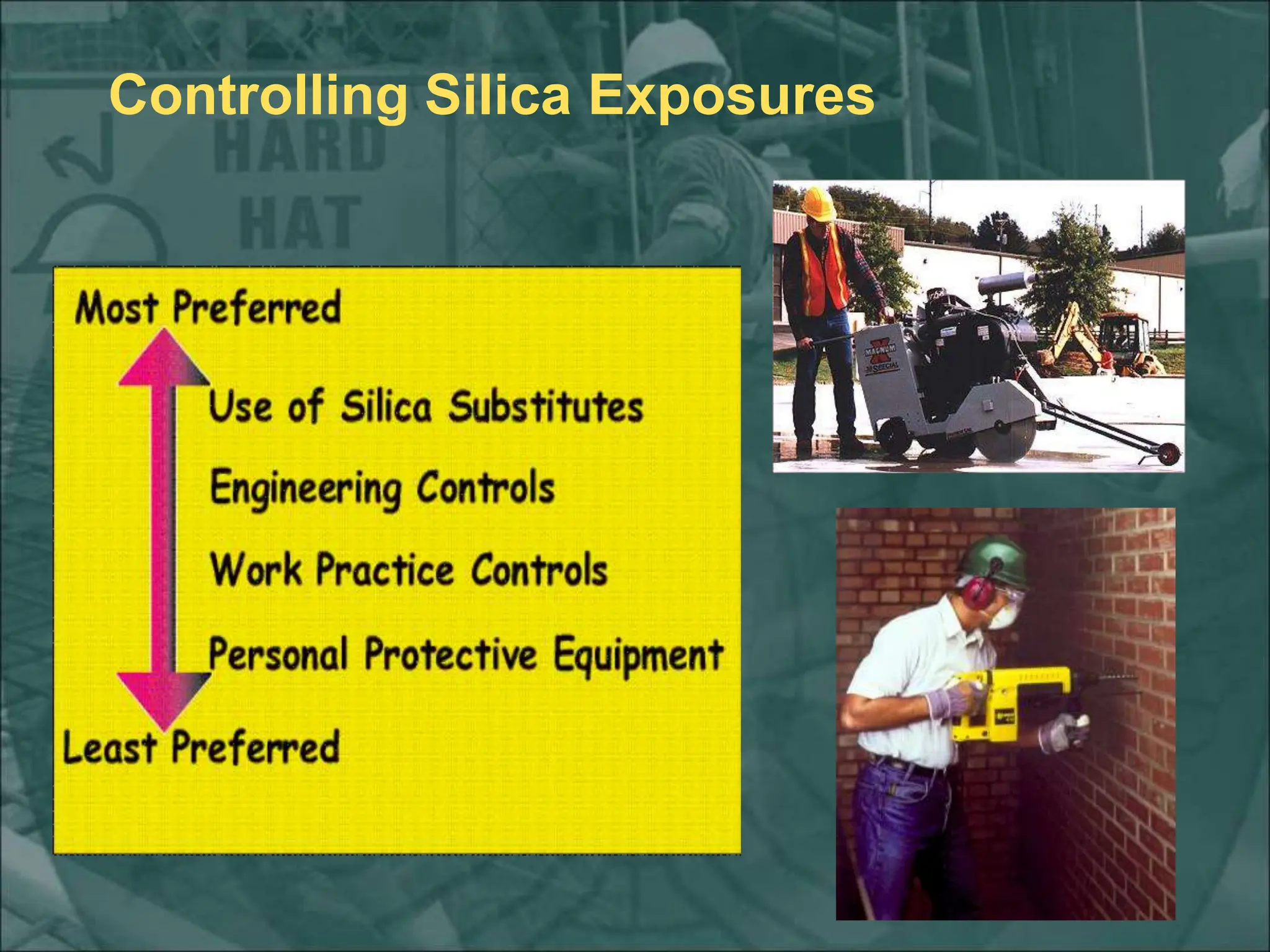 Controlling Silica Exposures
 