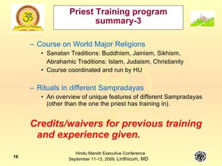 Priest Course Role & Training of Priests Shri Abhinav Dwivedi (s07a-2) | PPT