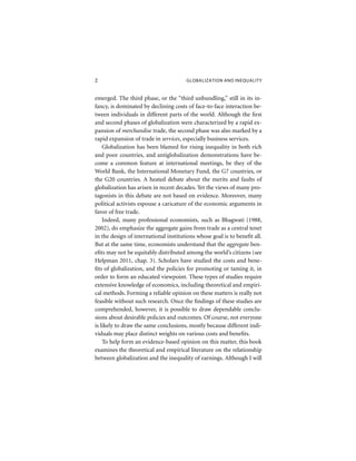 Globalization And Inequality Elhanan Helpman | PDF