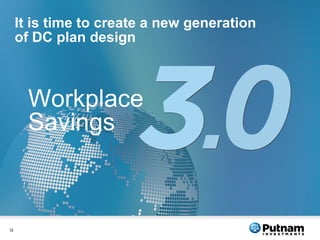 It is time to create a new generation of DC plan design Workplace Savings 