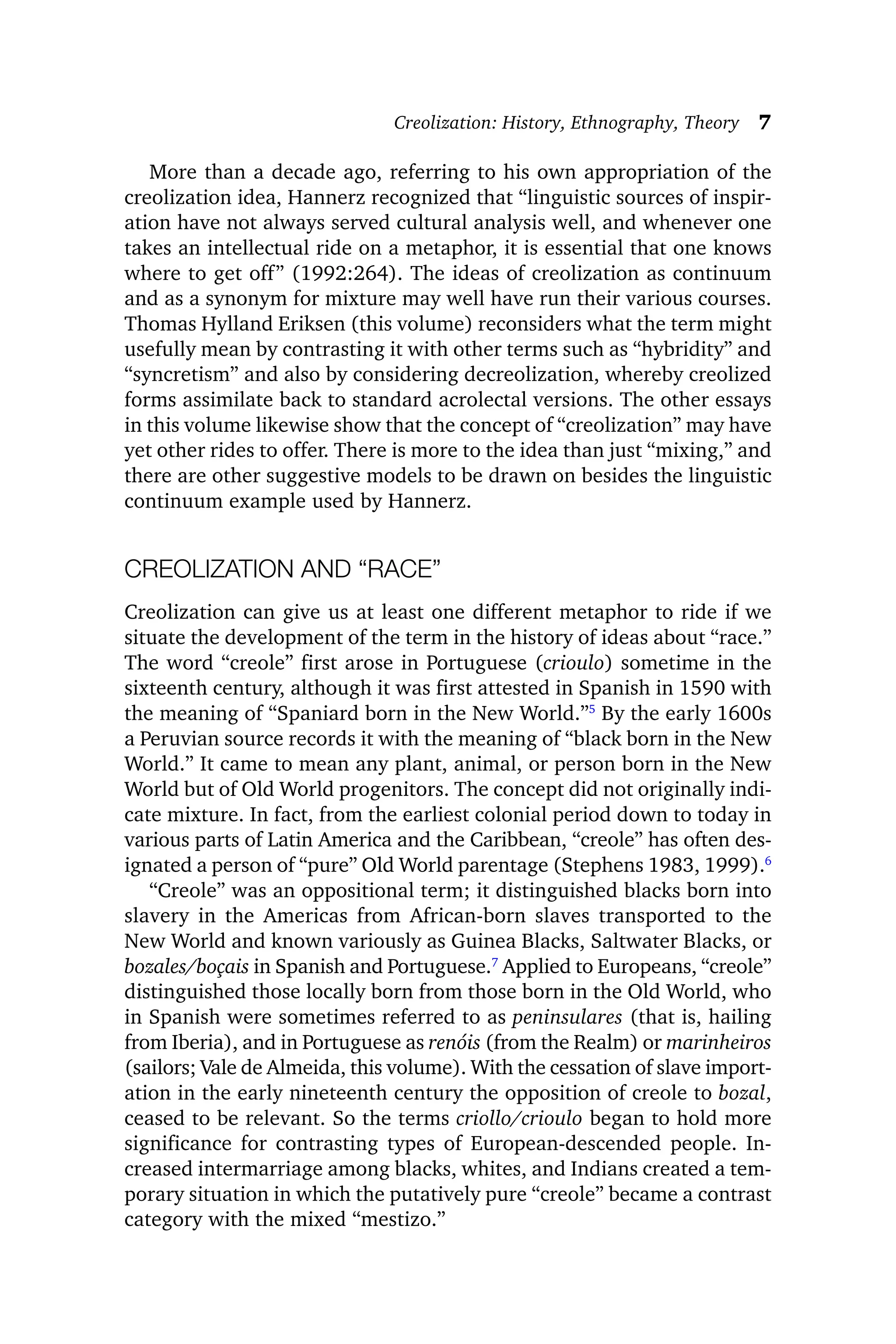 Creolization History Ethnography Theory Charles Stewart | PDF