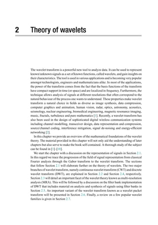 Wavelet Radio Adaptive And Reconfigurable Wireless Systems Based On ...