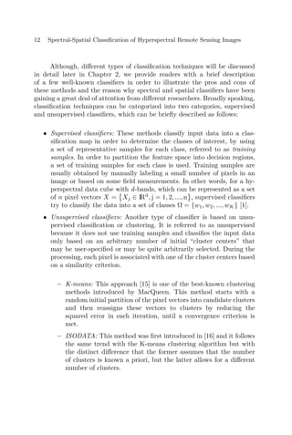 Ird Classification Spectralspatial Classification Of Hyperspectral Remote Sensing Images ...