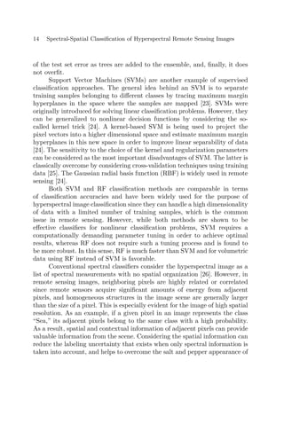 Spectralspatial Classification Of Hyperspectral Remote Sensing Images ...