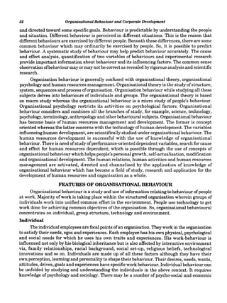 Organisational Behaviour And Corporate Development Mn Mishra | PDF
