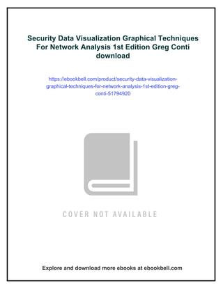 Security Data Visualization Graphical Techniques For Network Analysis ...