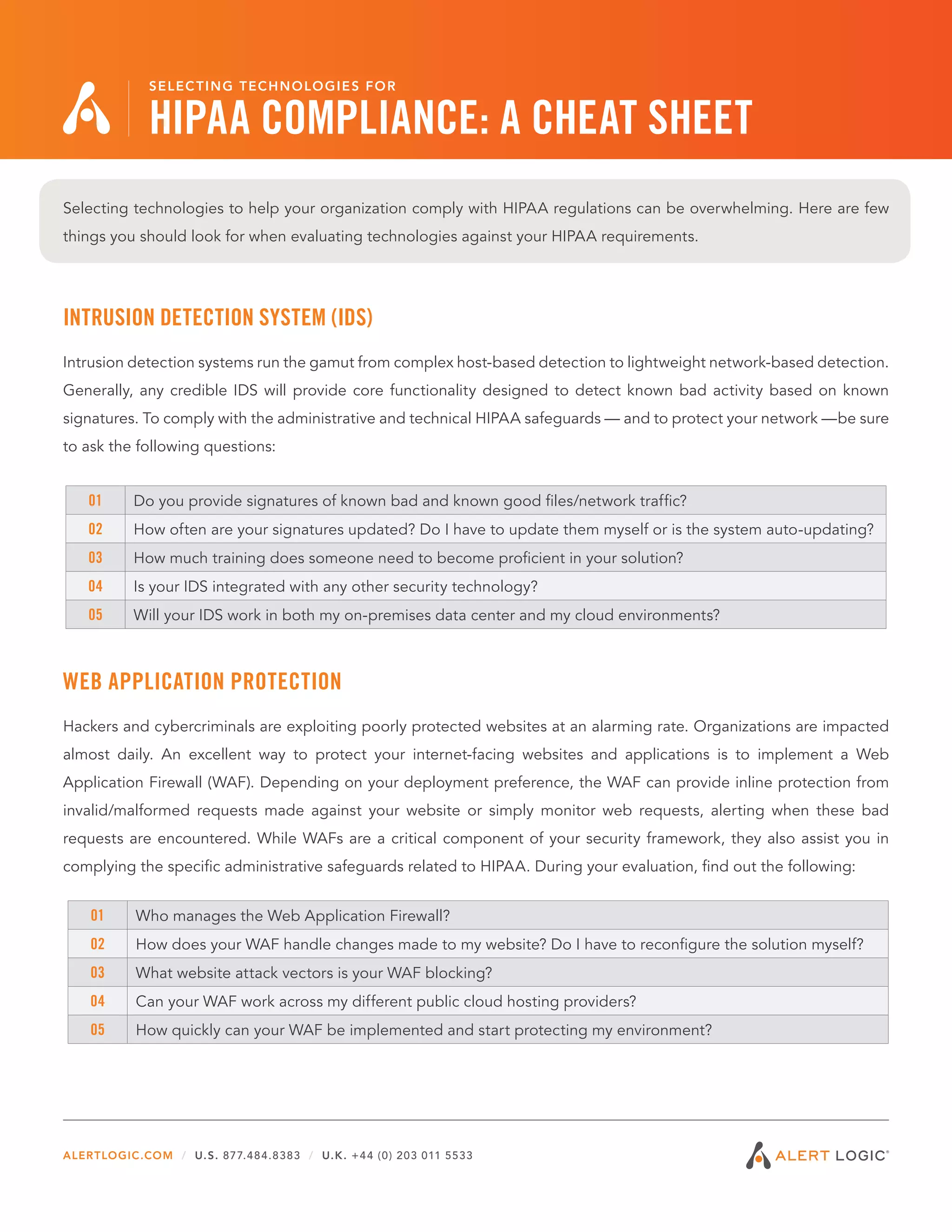 HIPAA_CheatSheet | PDF